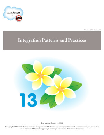 Integration Patterns And Practices - ResearchGate
