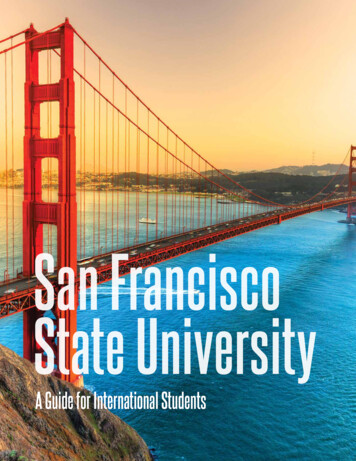 San Franiso State - San Francisco State University