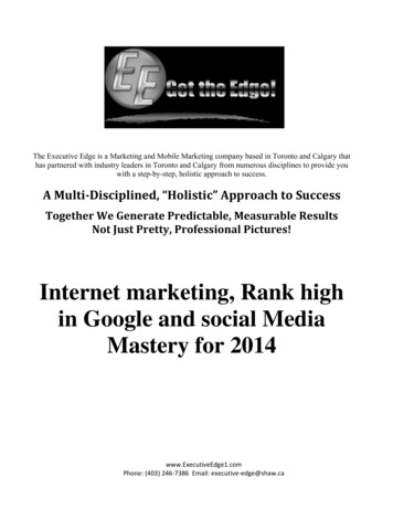 Internet Marketing, Rank High In Google And Social Media .