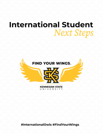 International Student Next Steps - Kennesaw State University