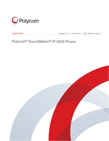 Polycom SoundStation IP 6000 Phone