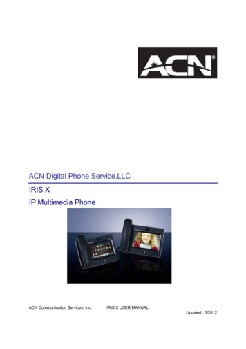 ACN Digital Phone Service,LLC IRIS X IP Multimedia Phone