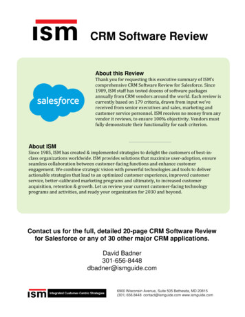 CRM Software Review