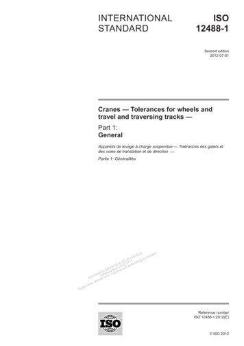 INTERNATIONAL ISO STANDARD 12488-1 - Geluids 