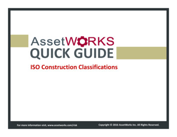 ISO Construction Classifications - Copy
