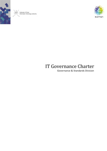 IT Governance Charter