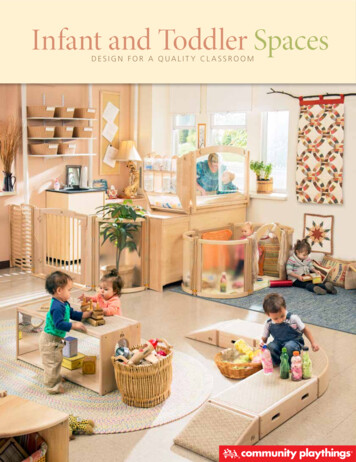 Infant And Toddler Spaces - Community Playthings