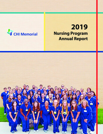 Nursing Program Annual Report - Memorial