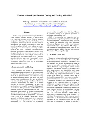 Feedback-Based Specification, Coding And Testing With 