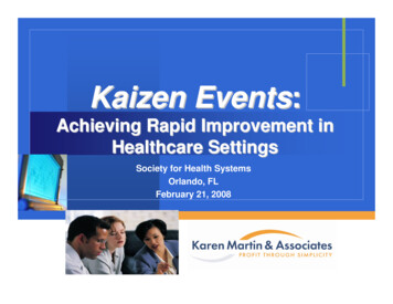 Kaizen Event Presentation - IISE