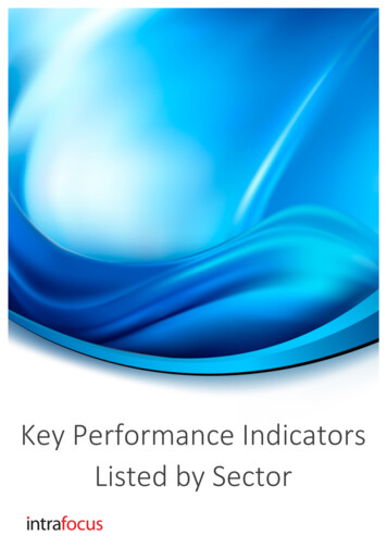 7 - Key Performance Indicators