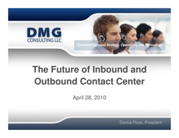 The Future Of Inbound And Outbound Contact Center