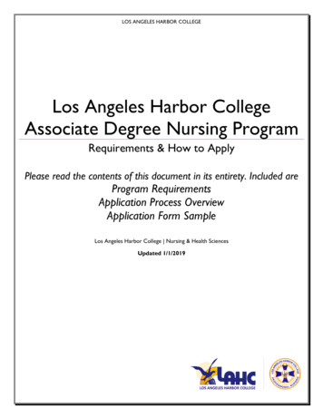 Los Angeles Harbor College Associate Degree Nursing Program