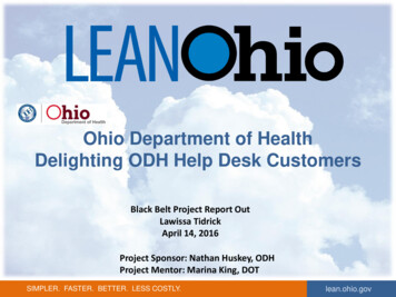 ODH Help Desk - Lean Ohio