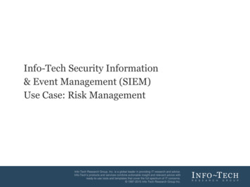Info-Tech Security Information & Event Management 