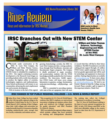America’s Health Care Needs: PAGE 3 IRSC Branches Out With .