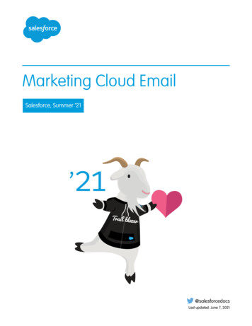 Marketing Cloud Email - Salesforce