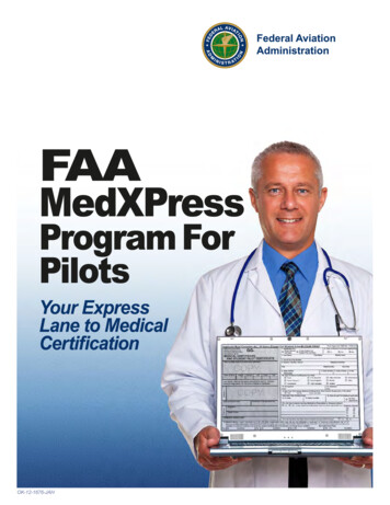 FAA MedXPress Program For Pilots - Your Express Lane To .