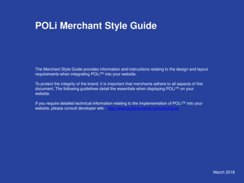 POLi Merchant Style Guide