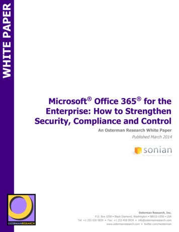 Microsoft Office 365 For The Enterprise - How To .