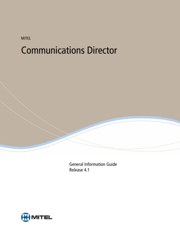 General Info Guide - Kapp Communications