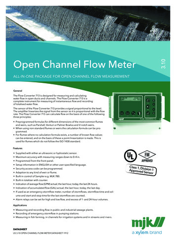 Open Channel Flow Meter - Xylem Inc.