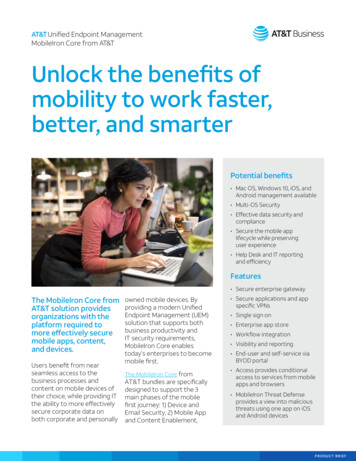 AT&T MobileIron Core From Unlock The Benefits Of Mobility .