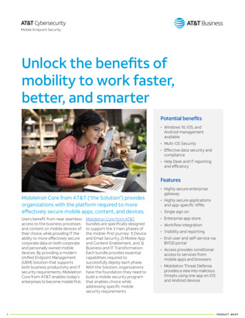Unlock The Benefits Of Mobility To Work Faster, Better .