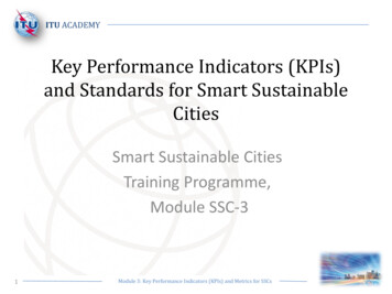 Key Performance Indicators (KPIs) And Standards For Smart .