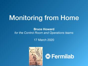 Monitoring From Home
