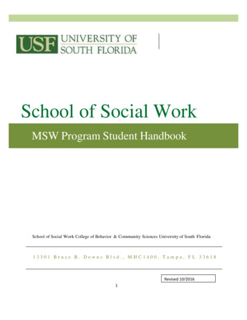 School Of Social Work - USF