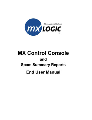 MX Control Console - SonicGuard