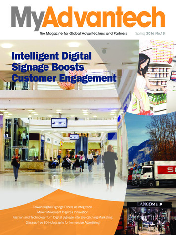 Intelligent Digital Signage Boosts Customer Engagement