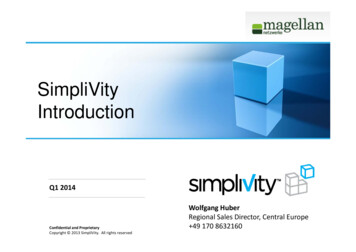 SimppyliVity Introduction - Magellan Net