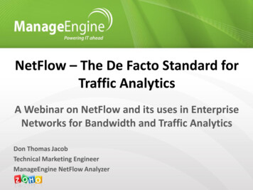 NetFlow – The De Facto Standard For Traffic Analytics