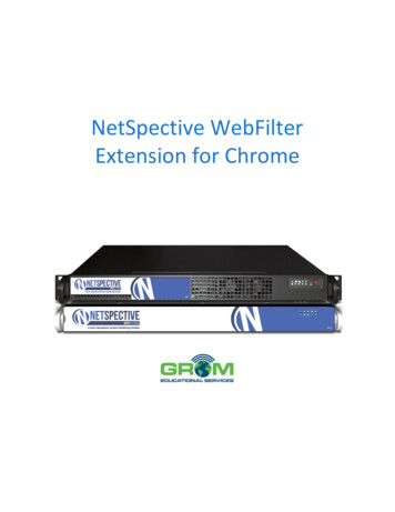 NetSpective WebFilter Extension For Chrome