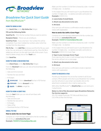 Broadview Fax Quick Start Guide