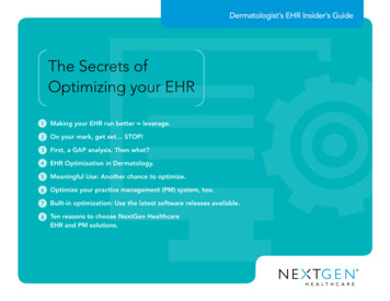 The Secrets Of Optimizing Your EHR - NextGen Healthcare