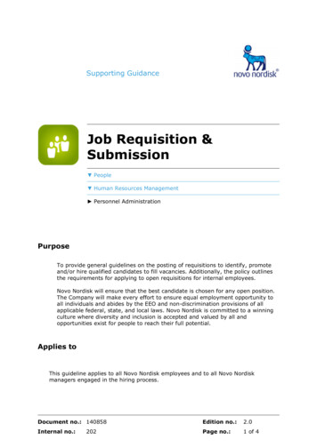 Job Requisition & Submission