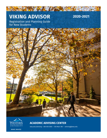 VIKING ADVISOR 2020-2021 - Western Washington University