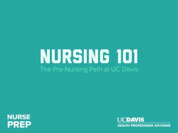 NURSING 101 - UC Davis