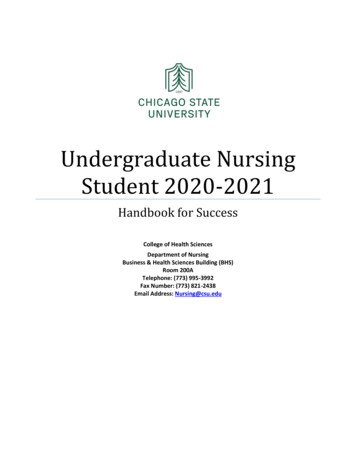Undergraduate Nursing Student 2020-2021