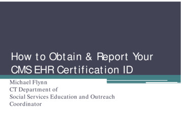 Obtain Your CMS EHR Certification ID