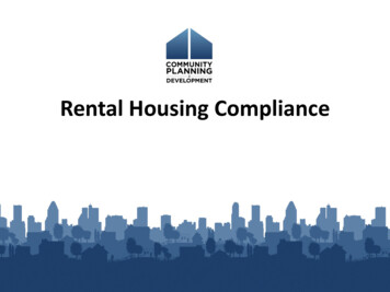 Rental Housing Compliance - HUD Exchange
