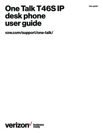 One Talk T46S IP Ser Guide Desk Phone User Guide