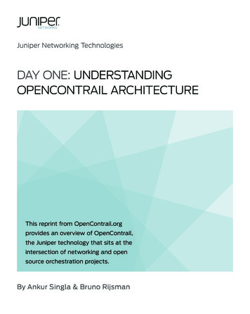 Day One: Understanding OpenContrail Architecture