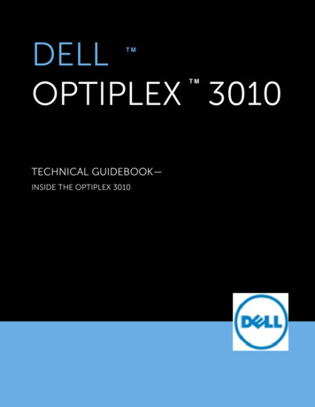 OptiPlex 3010 Technical Guidebook - V1 3
