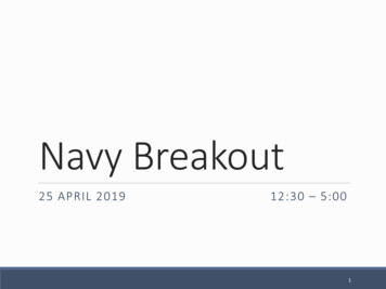 Navy Breakout