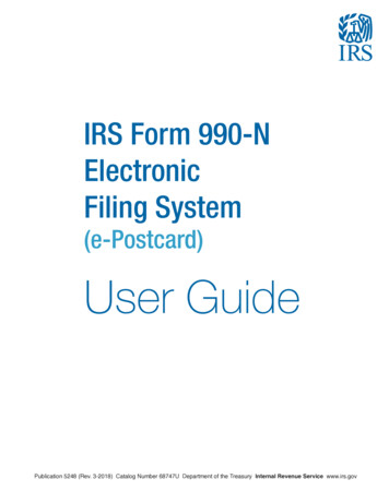 IRS Form 990-N Electronic Filing System
