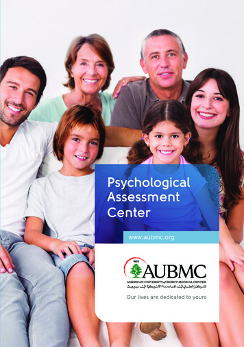 Psychological Assessment Center - AUBMC